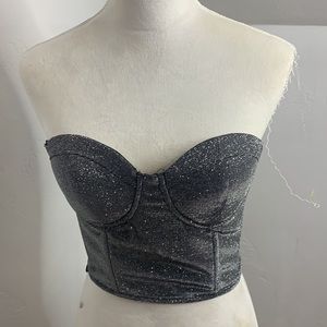 Sparkly Corset Top NWT From Forever 21 - Size Medium